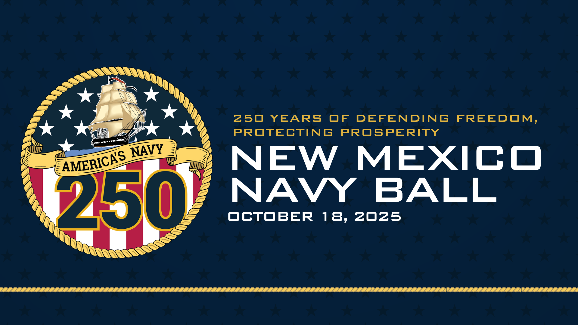 Navy Ball Flyer 2025